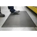 Coba Europe Individual Polyvinyl Chloride Foam Anti-Fatigue Mat 900 mm x 1.5 m x 9.5 mm, Pebbled Surface, Black AF010002