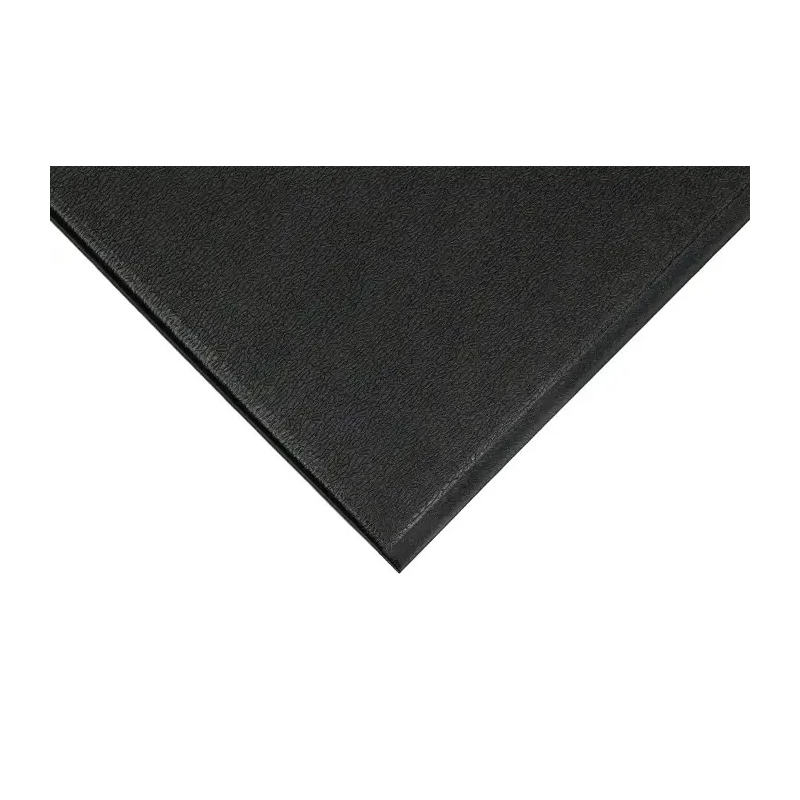 Coba Europe Individual Polyvinyl Chloride Foam Anti-Fatigue Mat 900 mm x 1.5 m x 9.5 mm, Pebbled Surface, Black AF010002