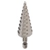 Makita HSS 4 to 20 mm Step Drill Bit Hex Shank 0.25in D-40098