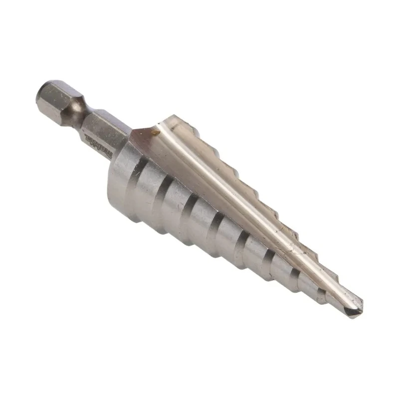 Makita HSS 4 to 20 mm Step Drill Bit Hex Shank 0.25in D-40098