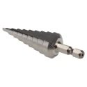 Makita HSS 4 to 20 mm Step Drill Bit Hex Shank 0.25in D-40098