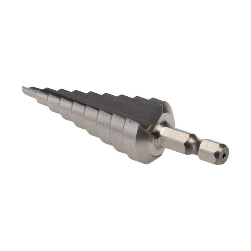 Makita HSS 4 to 20 mm Step Drill Bit Hex Shank 0.25in D-40098