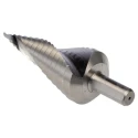 Makita High-Speed Steel (HSS) Step Drill Bit 4 to 32 mm Drill Diameter, Tri-Flat Shank 6mm D-40163