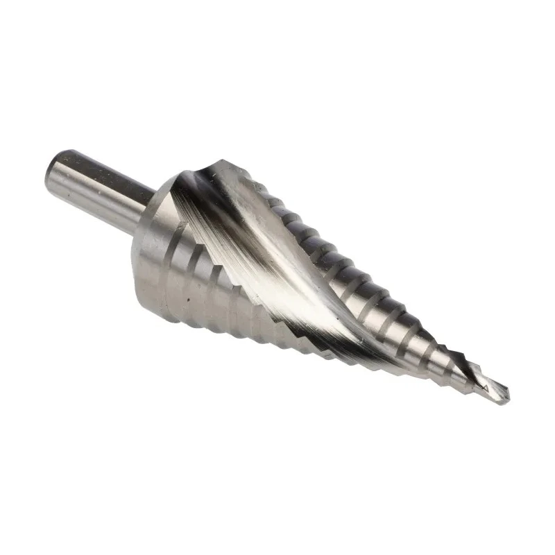 Makita High-Speed Steel (HSS) Step Drill Bit 4 to 32 mm Drill Diameter, Tri-Flat Shank 6mm D-40163