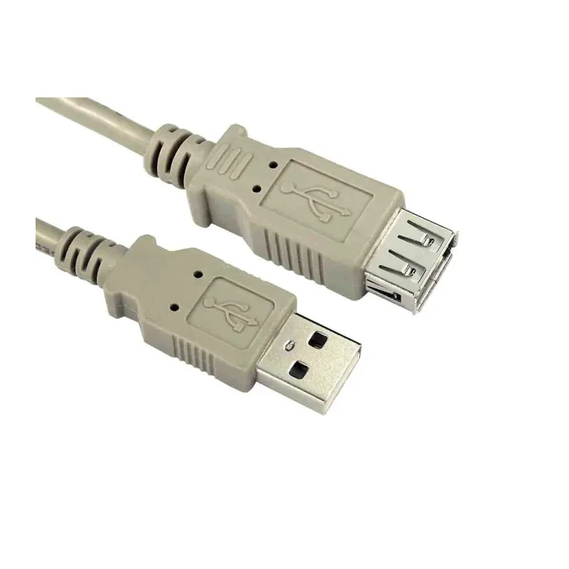RS PRO USB 2.0 Female USB Type A to Female USB Type A Grey 3 m Cable 195-4274