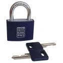 RS PRO Steel, Aluminium Padlock Keyed Alike Violet, 6 mm Shackle Diameter, 43 mm Body Width 195-8231