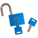 RS PRO Aluminium Key Padlock 6 mm Shackle Diameter, 22 mm Shackle Length, 43 mm Body Width 195-8239