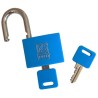 RS PRO Aluminium Key Padlock 6 mm Shackle Diameter, 22 mm Shackle Length, 43 mm Body Width 195-8239