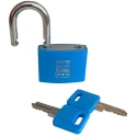 RS PRO Aluminium Key Padlock 6 mm Shackle Diameter, 22 mm Shackle Length, 43 mm Body Width 195-8239