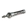 SMC 10 mm Pneumatic Piston Rod Cylinder, Aluminium Alloy Body, Double Acting, Both Ends Tapped Mount, Rubber Bumper CD85