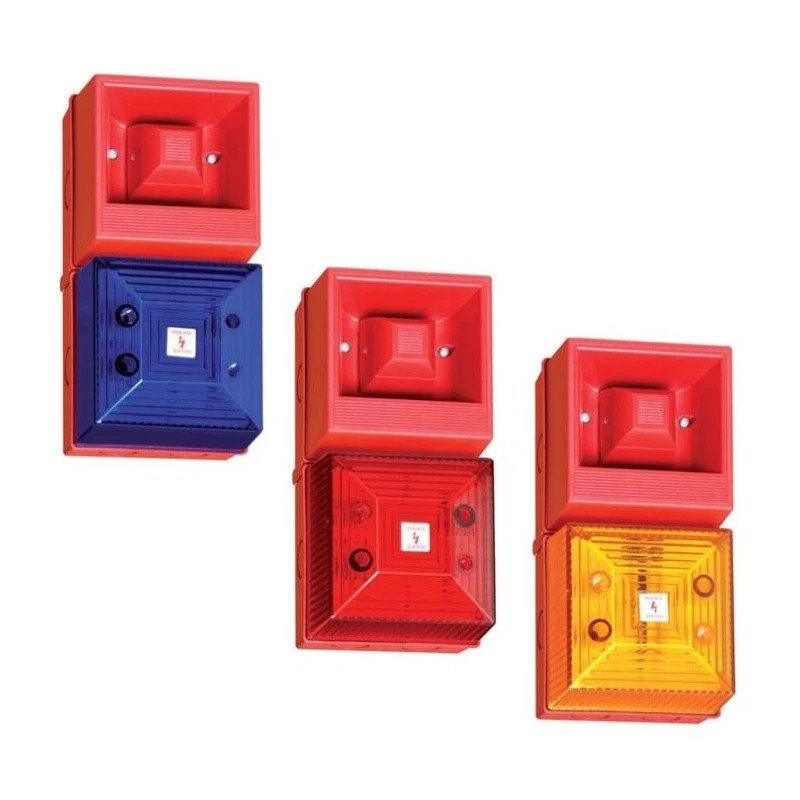 Clifford & Snell Blue Beacon-Sounder Combination, IP65 Rated, 24V DC, 108dB Alarm YL40/D50/B/RN/WR