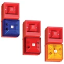 Clifford & Snell Blue Beacon-Sounder Combination, IP65 Rated, 24V DC, 108dB Alarm YL40/D50/B/RN/WR