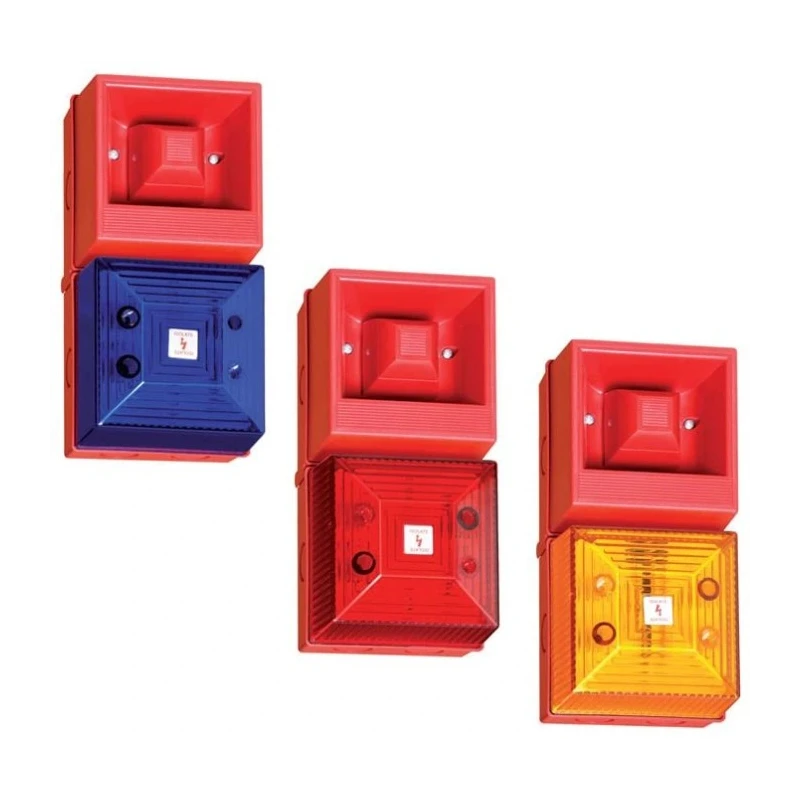 Clifford & Snell Blue Beacon-Sounder Combination, IP65 Rated, 24V DC, 108dB Alarm YL40/D50/B/RN/WR