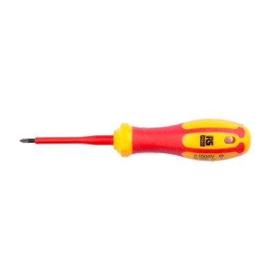 RS PRO Insulated Screwdriver, PZ0 Tip, 60 mm Blade, VDE/1000V Approved, 150 mm Overall 197-3795