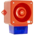 Clifford & Snell YL50 Series Blue Beacon-Sounder Combination 112dB IP66 230V AC Wall Bulkhead YL50/D50/B/RF/WR