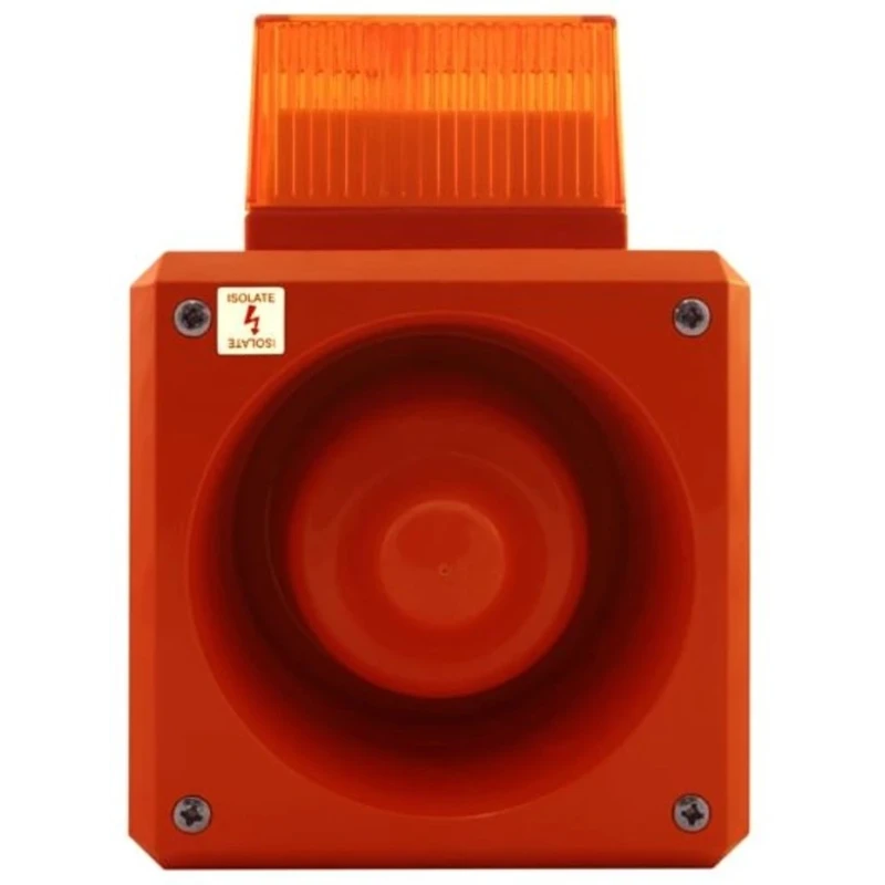 Clifford & Snell YL50 Series Blue Beacon-Sounder Combination 112dB IP66 230V AC Wall Bulkhead YL50/D50/B/RF/WR