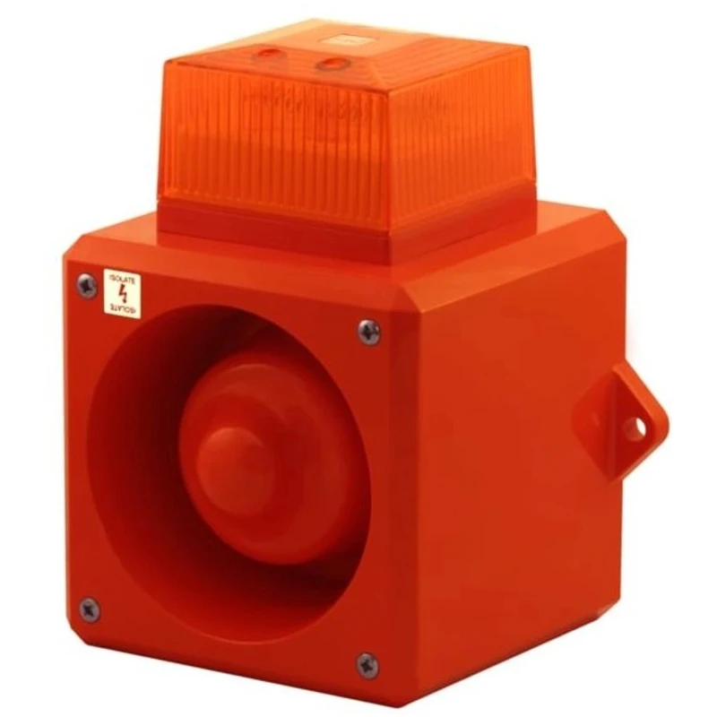 Clifford & Snell YL50 Series Blue Beacon-Sounder Combination 112dB IP66 230V AC Wall Bulkhead YL50/D50/B/RF/WR