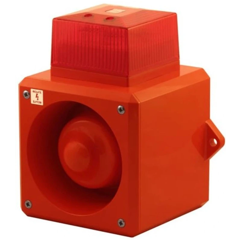 Clifford & Snell YL50 Series Blue Beacon-Sounder Combination 112dB IP66 230V AC Wall Bulkhead YL50/D50/B/RF/WR