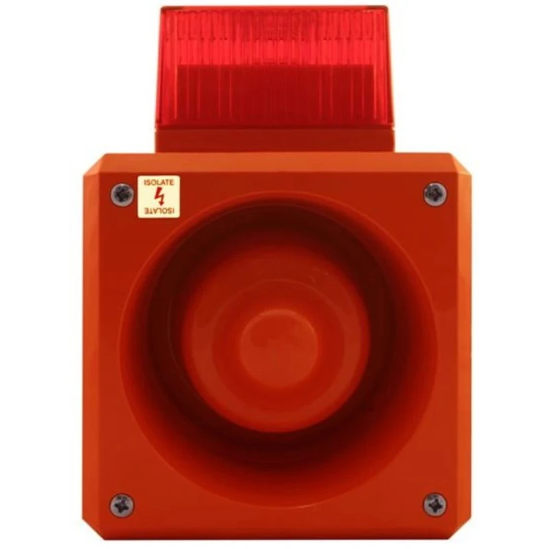 Clifford & Snell YL50 Series Blue Beacon-Sounder Combination 112dB IP66 230V AC Wall Bulkhead YL50/D50/B/RF/WR