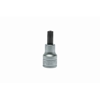 Teng Tools 1/2 in Drive TPX50 Bit Socket Square Drive, Alloy Steel Chrome Finish, 22mm Length TPX50