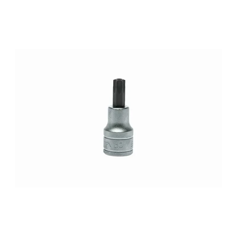 Teng Tools 1/2 in Drive TPX50 Bit Socket Square Drive, Alloy Steel Chrome Finish, 22mm Length TPX50