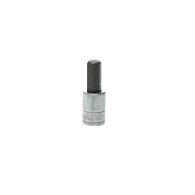 Teng Tools 3/8 in Drive 10 mm Bit Square Socket, Chrome Finish, 18mm Overall Length M381510-C
