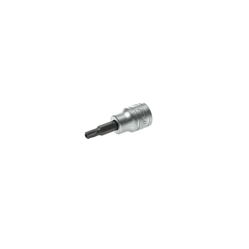 Teng Tools 3/8 in Drive TPX27 Bit Socket Square Drive Alloy Steel Chrome Finish 18mm Overall Length TPX27