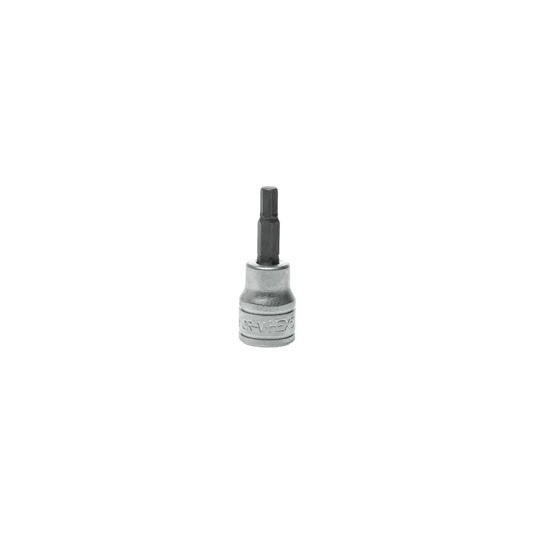 Teng Tools 3/8 in Drive 5 mm Bit Socket Square Drive Alloy Steel Chrome Finish 18mm Overall Length M381505-C