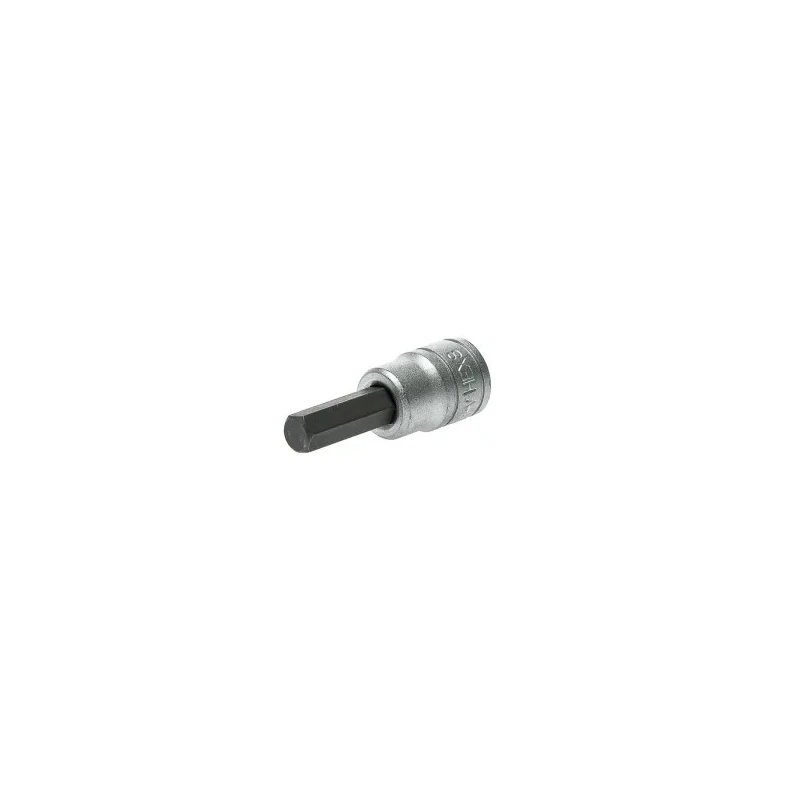 Teng Tools 3/8 in Drive 8 mm Bit Socket Square Drive Alloy Steel Chrome Finish DIN 7422 M381508-C