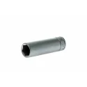 Teng Tools 1/2 in Drive 17 mm 6 Point Socket Satin Finish Chrome Vanadium Steel 79mm Overall Length M1206176-C