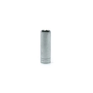 Teng Tools 1/4 in Drive 11 mm 6 Point Satin Finish Chrome Vanadium Steel Socket M140611-C
