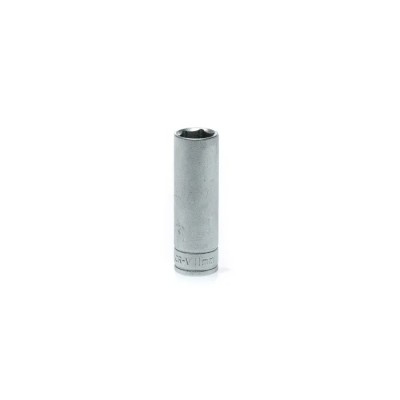 Teng Tools 1/4 in Drive 11 mm 6 Point Satin Finish Chrome Vanadium Steel Socket M140611-C