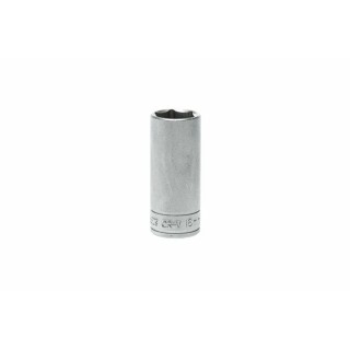 Teng Tools 3/8 in Drive 16 mm 6 Point Socket, Satin Finish, Chrome Vanadium Steel M380616-C