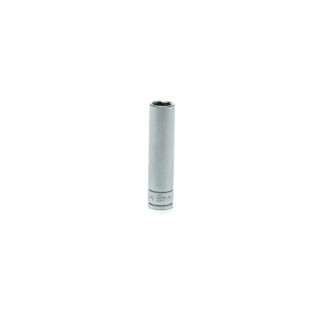 Teng Tools 1/4 in Drive 8 mm 6 Point Chrome Vanadium Socket with 49.5mm Overall Length M140608-C