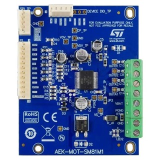 STMicroelectronics Motor Driver Evaluation Board for L99SM81V Bipolar Stepper Motor with 6-28V Input and AEK-MOT-SM81M1