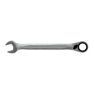 Teng Tools Combination Ratchet Spanner Satin Finish 237mm Overall Length 18 mm 600518R