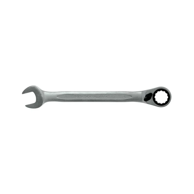 Teng Tools Combination Ratchet Spanner Satin Finish 237mm Overall Length 18 mm 600518R