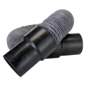 Weller Fume Extraction Hose 60mm Width, 3m Length, 240V ESD Safe 700-3051-ESD