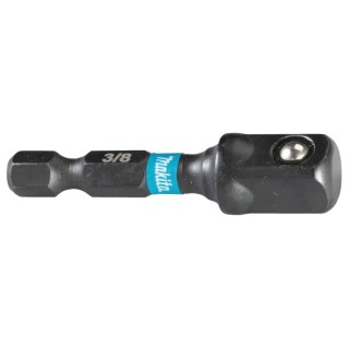 Makita Black Drill Accessory 50 mm Overall Length Heavy-Duty Impact Socket Adaptor B-66868