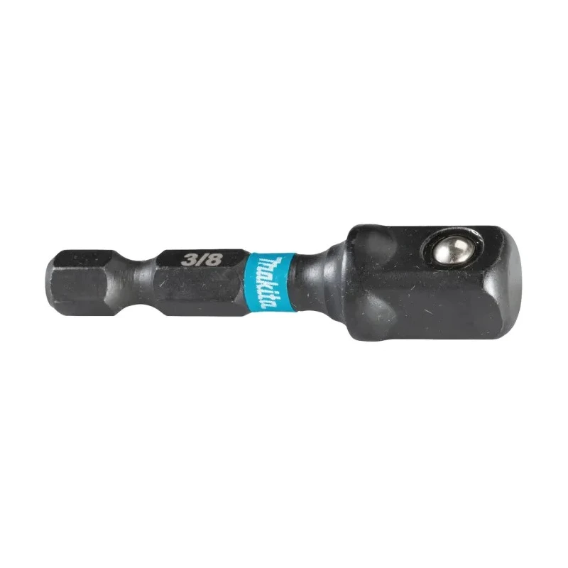 Makita Black Drill Accessory 50 mm Overall Length Heavy-Duty Impact Socket Adaptor B-66868