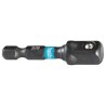 Makita Black Drill Accessory 50 mm Overall Length Heavy-Duty Impact Socket Adaptor B-66868