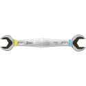 Wera High-Performance Chromium Molybdenum Steel Double Ended Open Spanner Metric 22 x 24 mm, 232mm Overall Length 05020261001