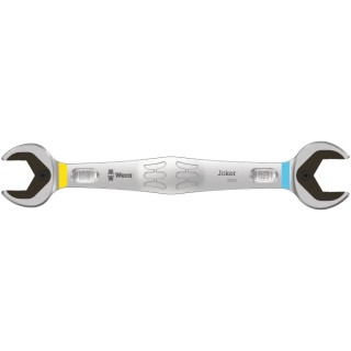 Wera High-Performance Chromium Molybdenum Steel Double Ended Open Spanner Metric 22 x 24 mm, 232mm Overall Length 05020261001