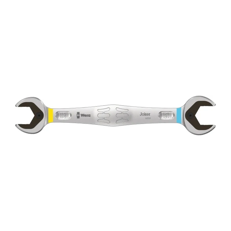 Wera High-Performance Chromium Molybdenum Steel Double Ended Open Spanner Metric 22 x 24 mm, 232mm Overall Length 05020261001