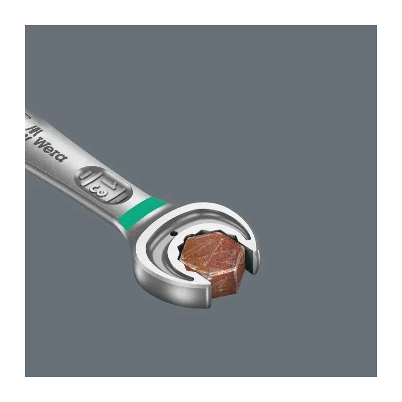 Wera High-Performance Chromium Molybdenum Steel Double Ended Open Spanner Metric 22 x 24 mm, 232mm Overall Length 05020261001