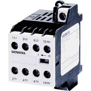 Siemens 24V Coil 3-Pole Power Relay 8.4 A Contact Current 4 kW Capacitor Switching 3TG1001-0AC2