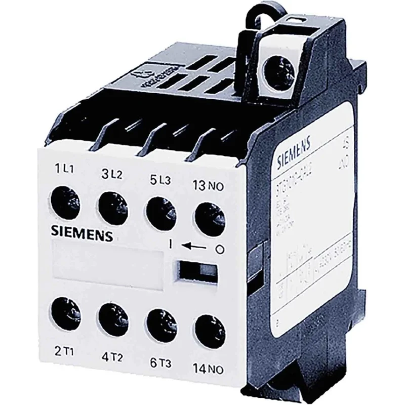 Siemens 24V Coil 3-Pole Power Relay 8.4 A Contact Current 4 kW Capacitor Switching 3TG1001-0AC2