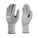 Skytec Grey Nylon Work Gloves Size 8 Polyurethane Coating Cut Resistant CE Certified SKY0010