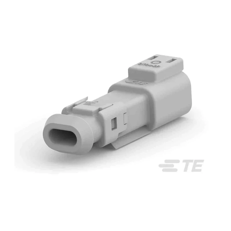 Deutsch Automotive Connector Female Grey Cable 2 Way Screw Termination DT04-2P-TN81 / 2-2303812-2