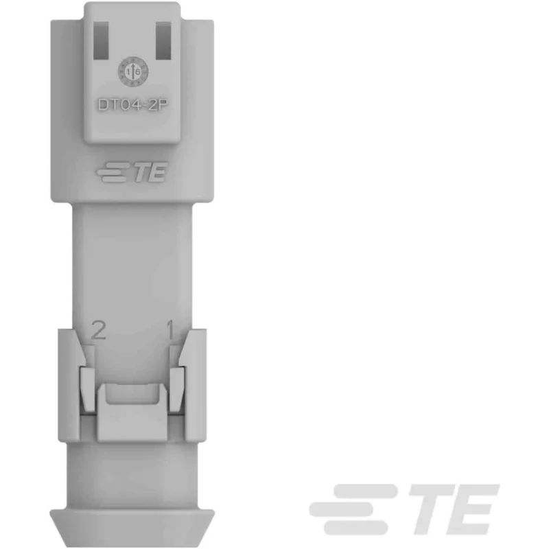 Deutsch Automotive Connector Female Grey Cable 2 Way Screw Termination DT04-2P-TN81 / 2-2303812-2